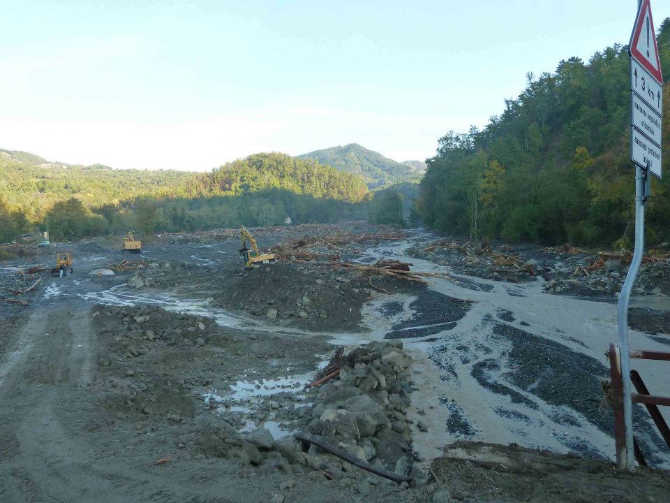 La devastazione a “Il Ghiaio”