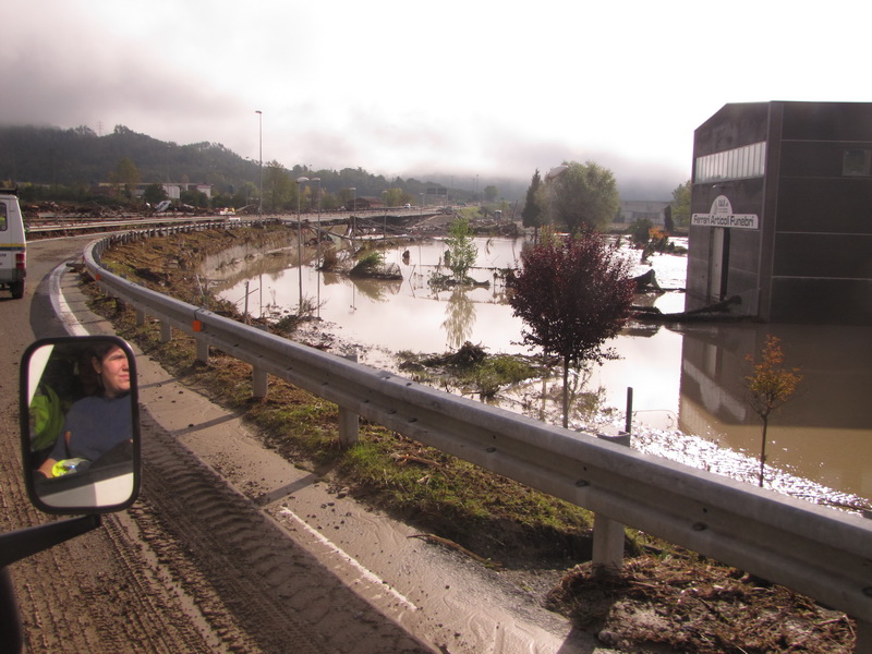 Allagamenti presso la superstrada